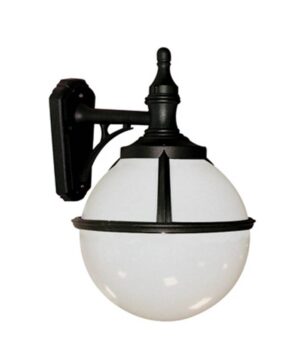 Kinkiet zewnętrzny Glenbeigh GLENBEIGH-WALL czarno-biała oprawa w nowoczesnym stylu - Elstead Lighting