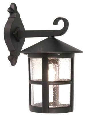Kinkiet zewnętrzny HEREFORD BL21-G-BLACK oprawa w kolorze czarnym - Elstead Lighting