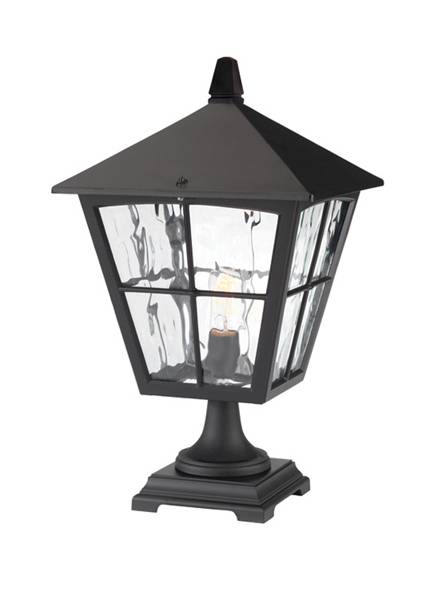 Lampa stojąca zewnętrzna Edinburgh BL33 zewnętrzna oprawa stojąca w kolorze czarnym - Elstead Lighting