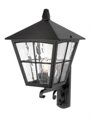 Kinkiet zewnętrzny Edinburgh BL37 czarna oprawa ścienna w klasycznym stylu - Elstead Lighting