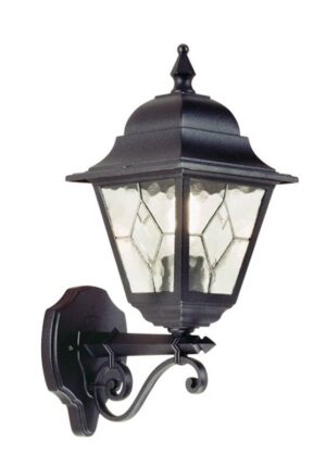 Kinkiet zewnętrzny Norfolk NR1-BLK klasyczna oprawa w kolorze czarnym - Elstead Lighting