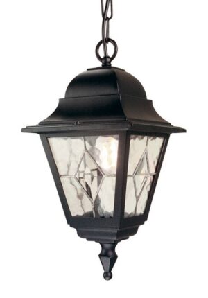 Lampa wisząca zewnętrzna Norfolk NR9-BLK czarna oprawa w klasycznym stylu - Elstead Lighting