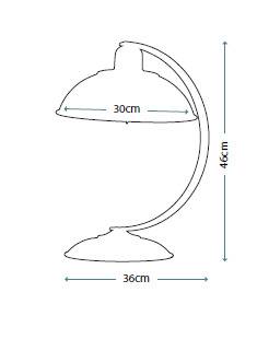 Lampa biurkowa Franklin zielona oprawa w nowoczesnym stylu - Elstead Lighting - obrazek 2