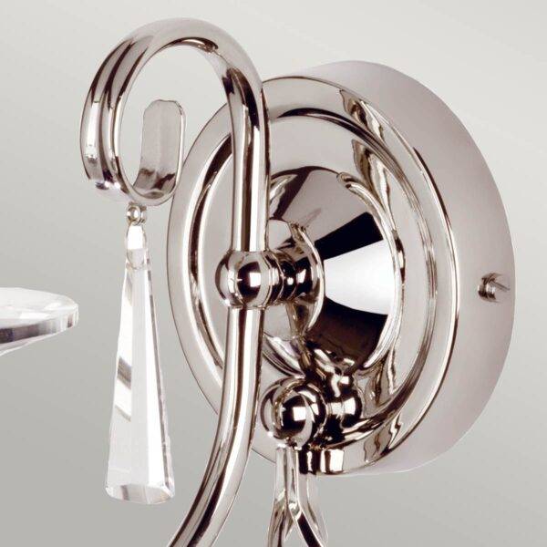 Kinkiet AEGEAN AG1-POL-NICKEL oprawa w kolorze polerowanego niklu - Elstead Lighting - obrazek 2