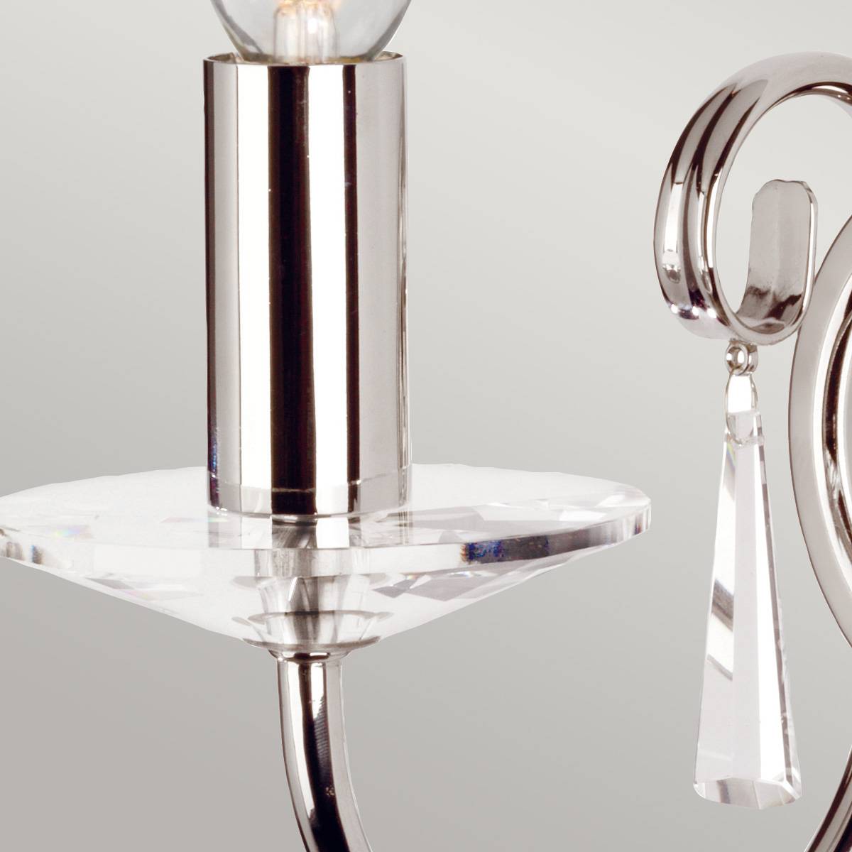 Kinkiet AEGEAN AG1-POL-NICKEL oprawa w kolorze polerowanego niklu - Elstead Lighting - obrazek 5