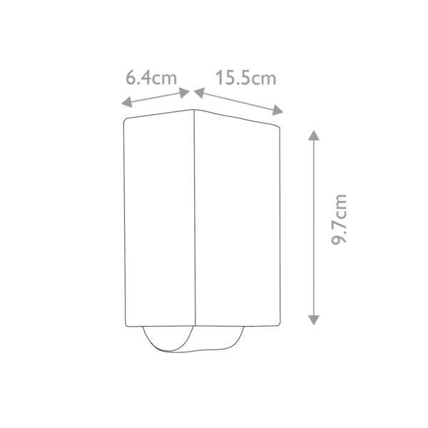 Kinkiet zewnętrzny AGNER AGNER-2W oprawa w kolorze grafitowym - Elstead Lighting - obrazek 4