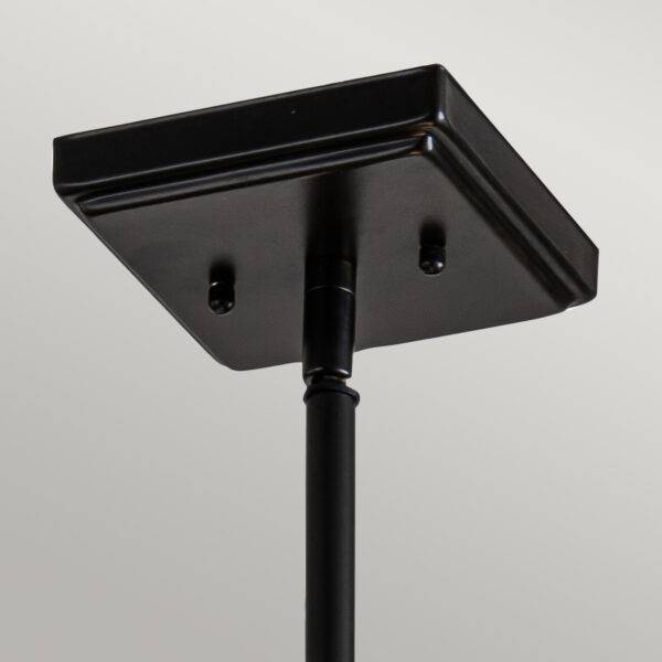 Lampa wisząca ALDERLEY TF-ALDERLEY-F-P oprawa w kolorze brązowym z kolorowym kloszem - Elstead Lighting - obrazek 2