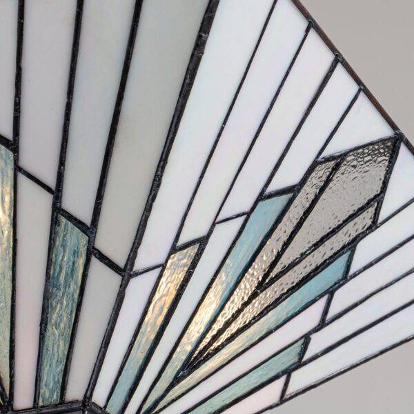 Lampa wisząca ALDERLEY TF-ALDERLEY-F-P oprawa w kolorze brązowym z kolorowym kloszem - Elstead Lighting - obrazek 5