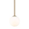 Lampa wisząca ARCTURUS P0574-01F-F7AA oprawa w kolorze złotym - Zuma Line - obrazek 2