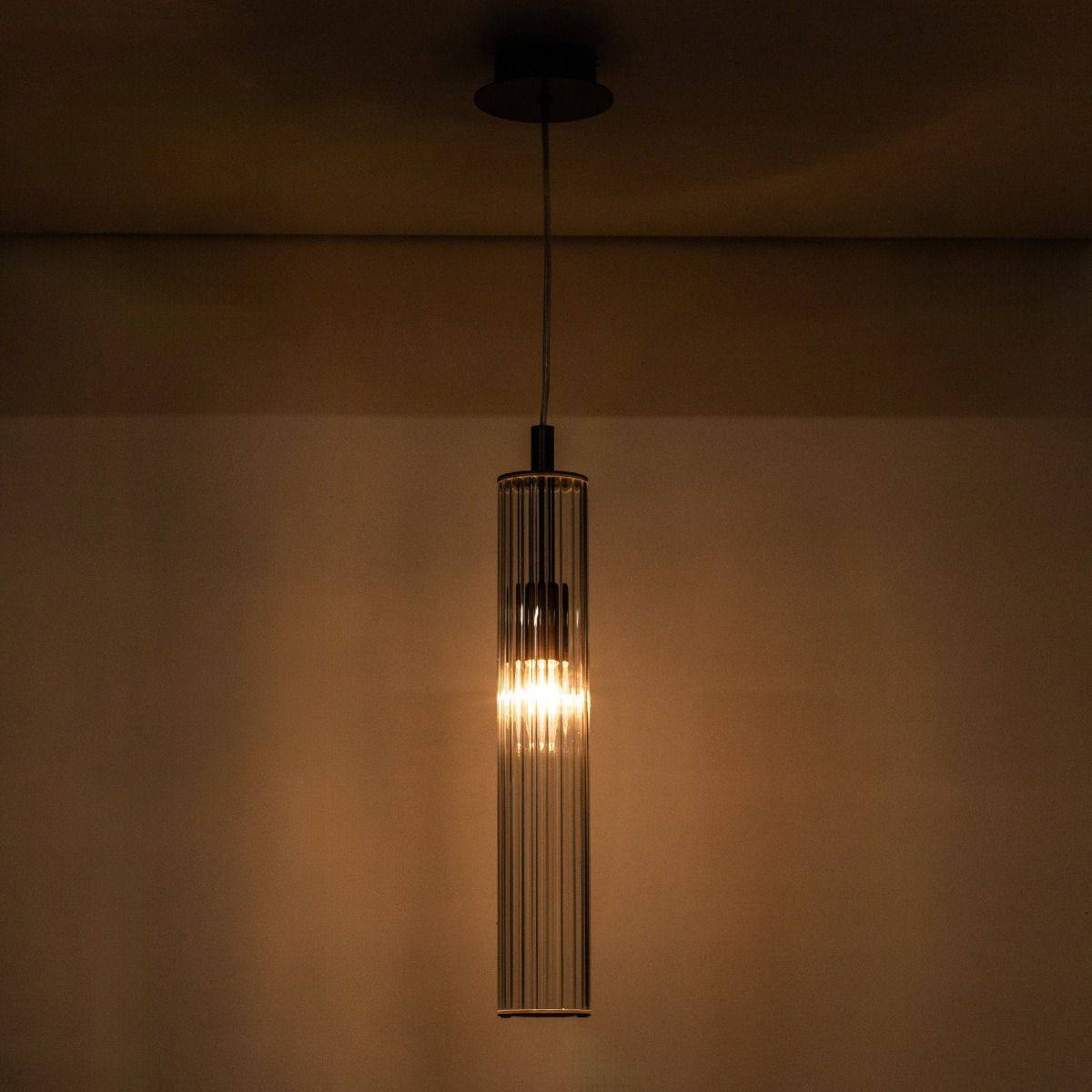 Lampa wisząca ARIA 1226 oprawa w kolorze szczotkowanego tytanu - Zuma Line - obrazek 7