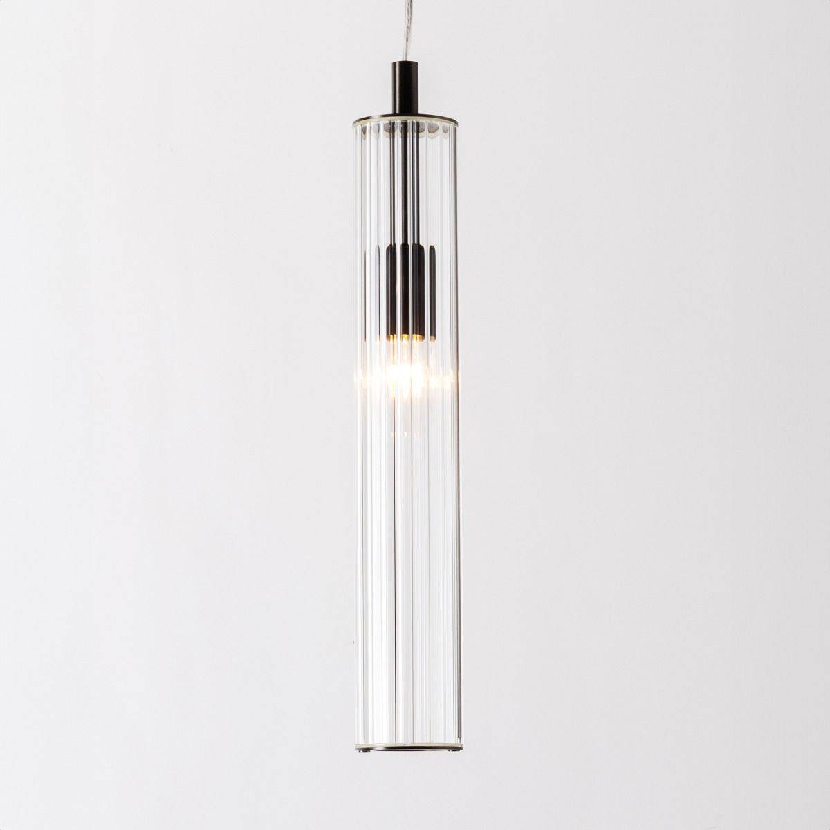 Lampa wisząca ARIA 1226 oprawa w kolorze szczotkowanego tytanu - Zuma Line - obrazek 2