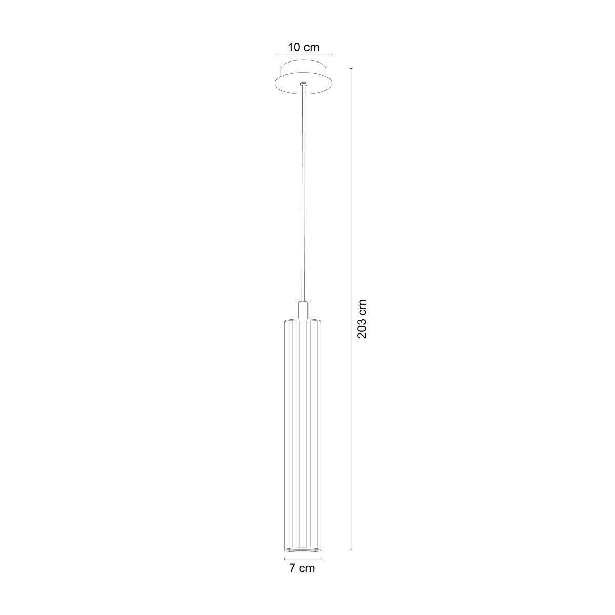 Lampa wisząca ARIA 1220 oprawa w kolorze szczotkowanego mosiądzu - Zuma Line - obrazek 11