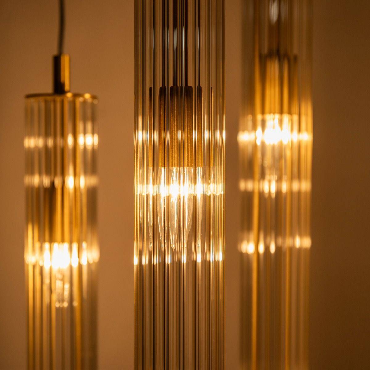 Lampa wisząca ARIA 1221 oprawa w kolorze szczotkowanego mosiądzu - Zuma Line - obrazek 11