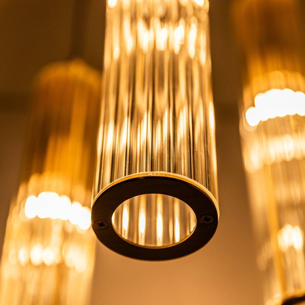 Lampa wisząca ARIA 1221 oprawa w kolorze szczotkowanego mosiądzu - Zuma Line - obrazek 7