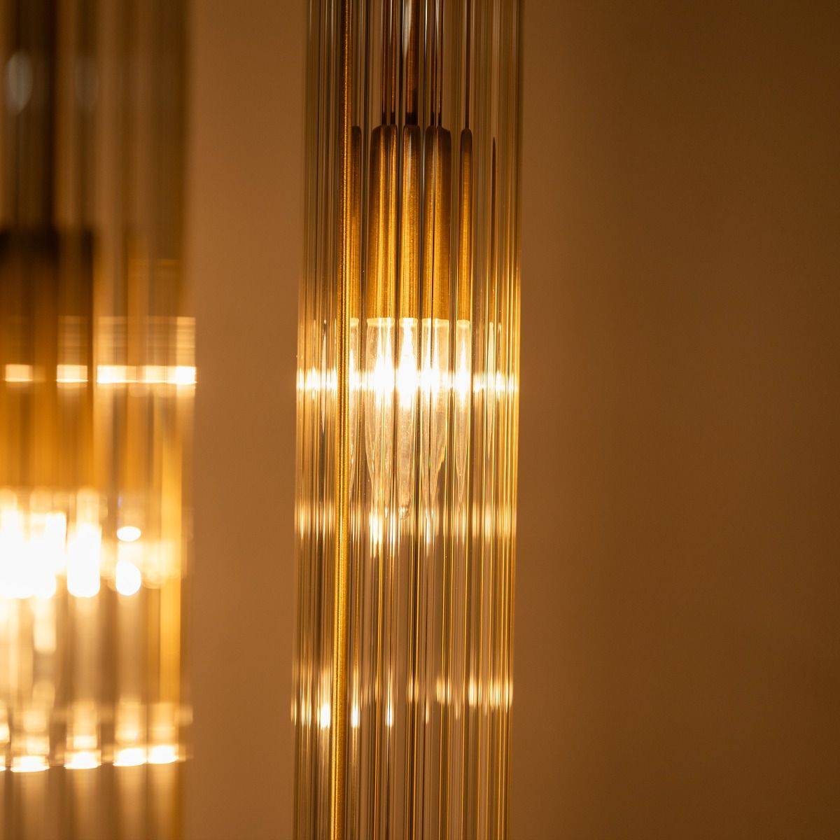 Lampa wisząca ARIA 1221 oprawa w kolorze szczotkowanego mosiądzu - Zuma Line - obrazek 8