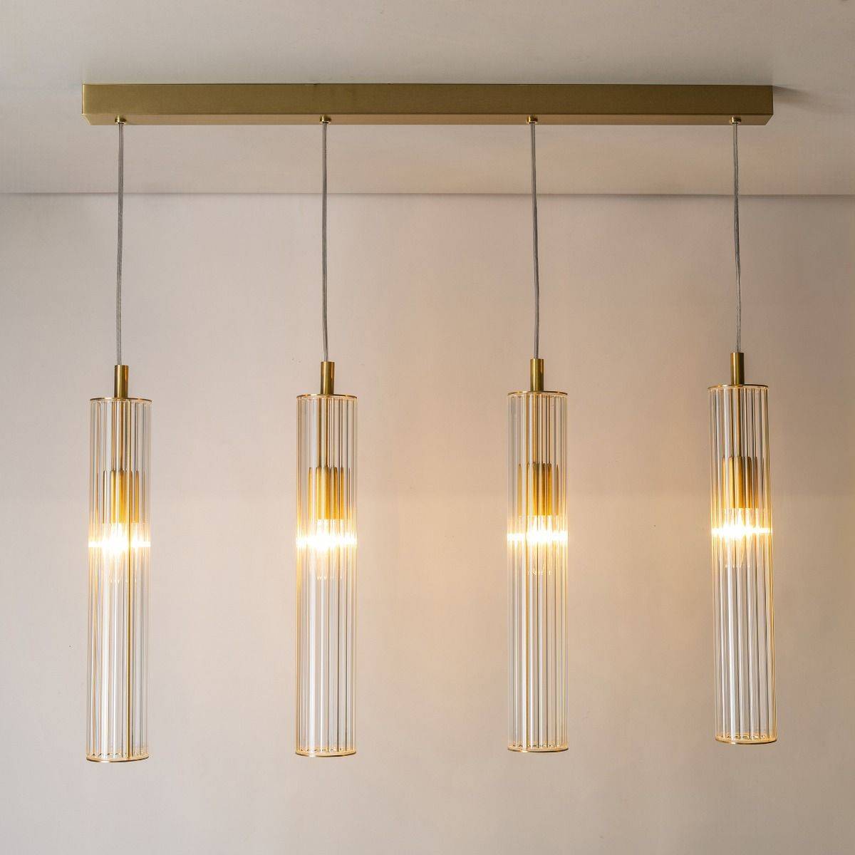 Lampa wisząca ARIA 1222 oprawa w kolorze szczotkowanego mosiądzu - Zuma Line - obrazek 5