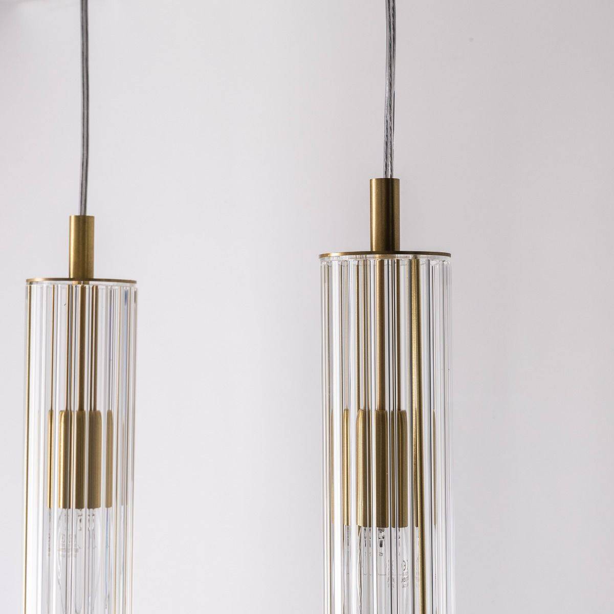 Lampa wisząca ARIA 1222 oprawa w kolorze szczotkowanego mosiądzu - Zuma Line - obrazek 9