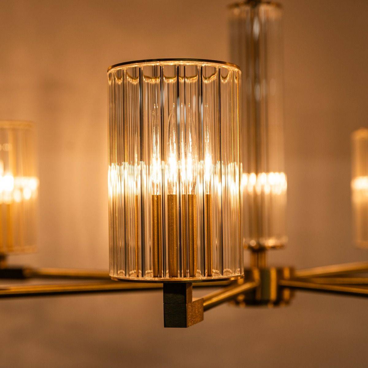 Lampa wisząca ARIA 1223 oprawa w kolorze szczotkowanego mosiądzu - Zuma Line - obrazek 13