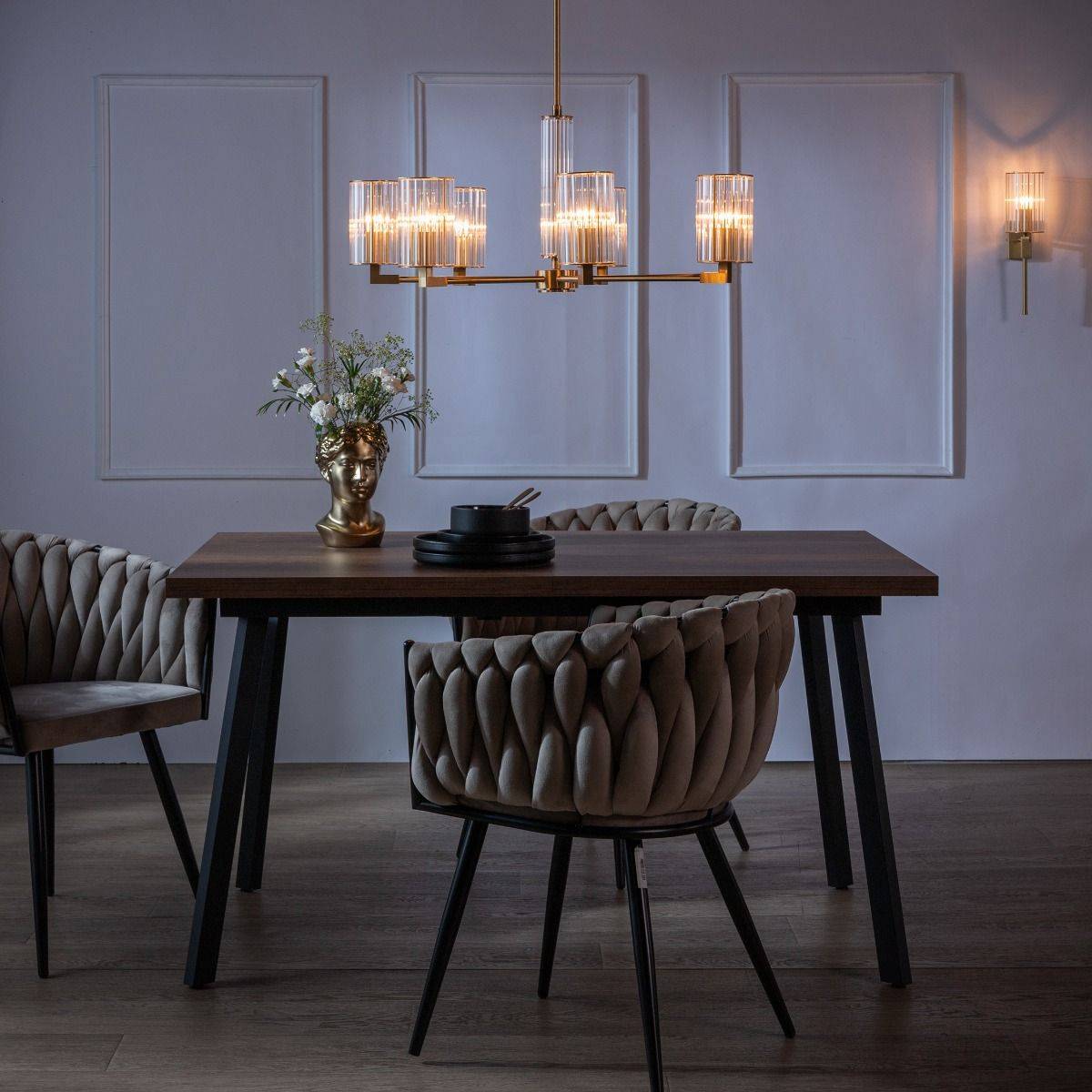 Lampa wisząca ARIA 1223 oprawa w kolorze szczotkowanego mosiądzu - Zuma Line - obrazek 6