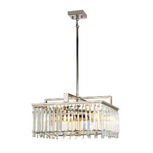 Lampa wisząca ARIES ARIES-4P-L oprawa w kolorze polerowanego niklu - Elstead Lighting