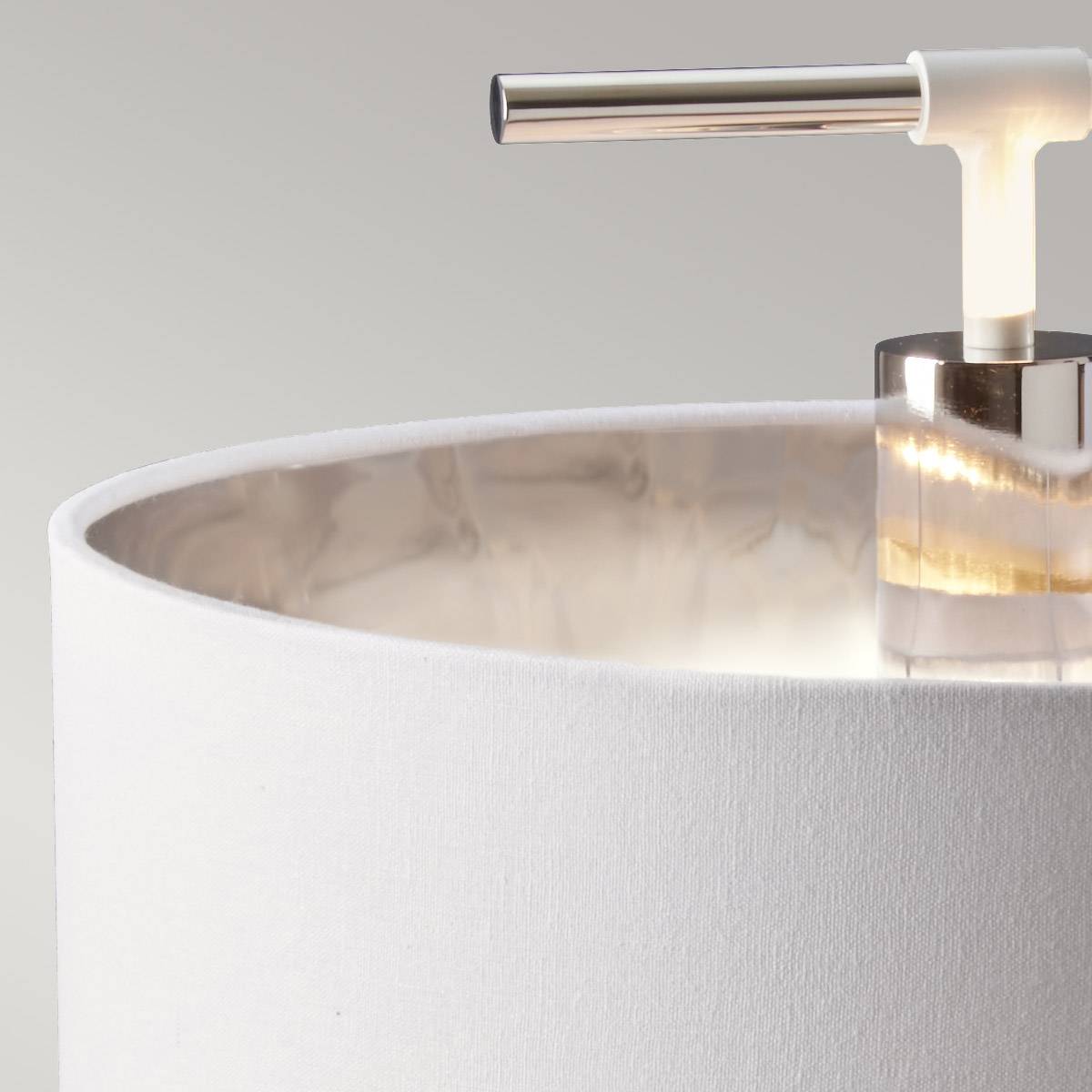 Lampa stołowa BALANCE BALANCE-TL-WPN oprawa w kolorze bieli i polerowanego niklu - Elstead Lighting - obrazek 3