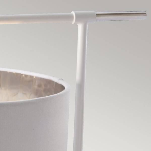 Lampa stołowa BALANCE BALANCE-TL-WPN oprawa w kolorze bieli i polerowanego niklu - Elstead Lighting - obrazek 4