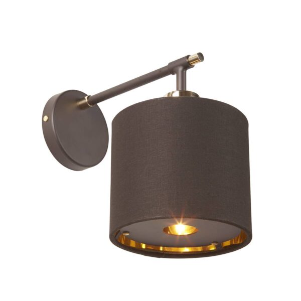 Kinkiet BALANCE BALANCE1-BRPB oprawa w kolorze brązu i polerowanego mosiądzu - Elstead Lighting