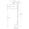 Lampa podłogowa BALANCE BALANCE-FL-DBG oprawa w kolorze ciemnobrązowym ze srebrnym abażurem - Elstead Lighting - obrazek 2