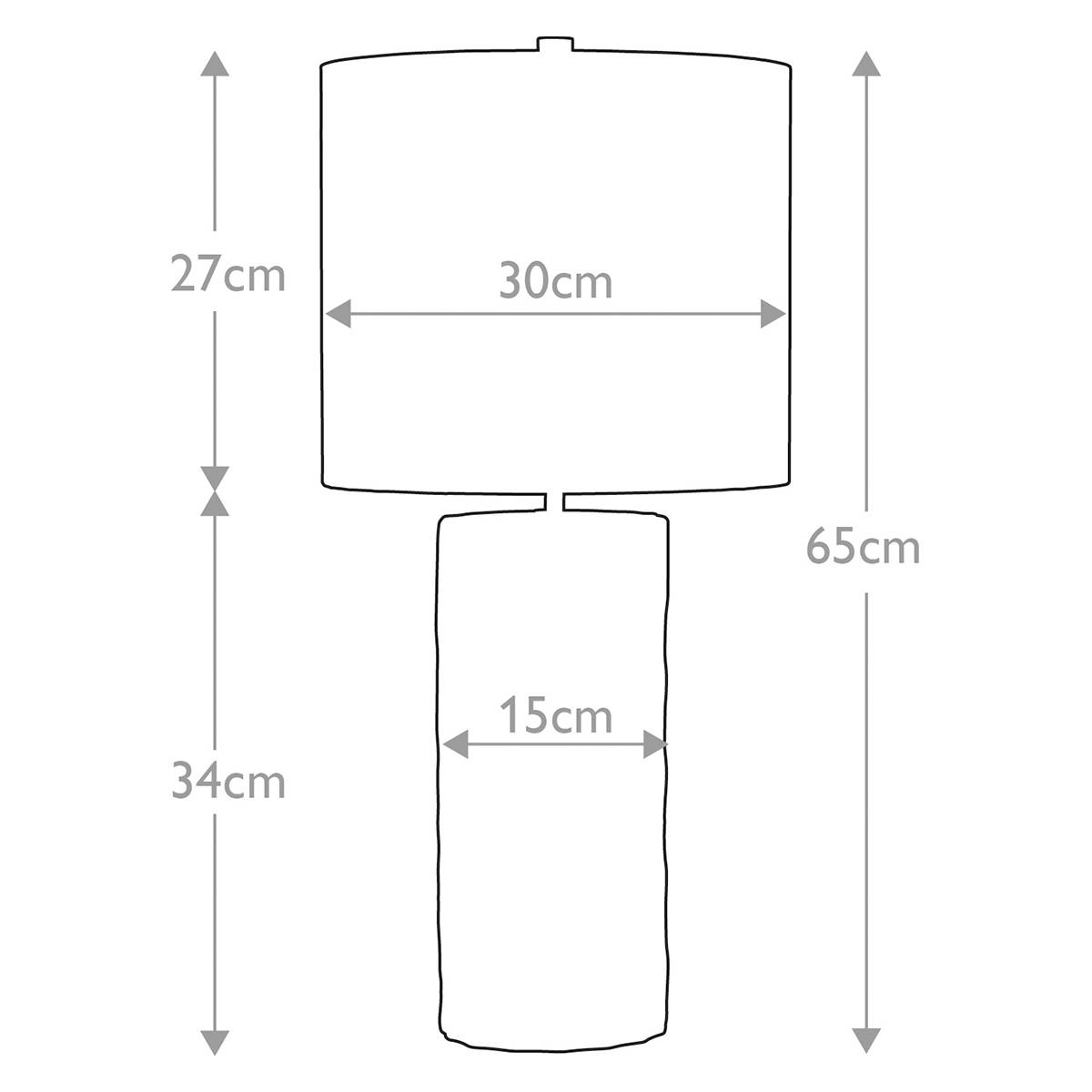 Lampa stołowa BARBICAN BARBICAN-TL oprawa w kolorze grafitowym ze srebrnym abażurem - Elstead Lighting - obrazek 6