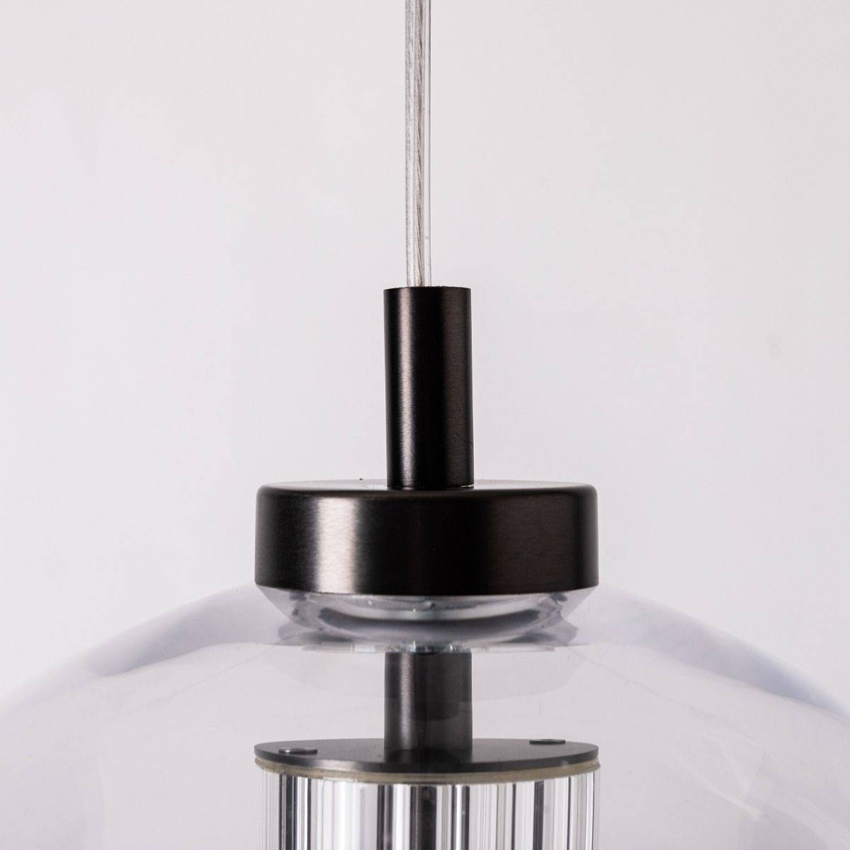 Lampa wisząca BELLA 1241 oprawa w kolorze szczotkowanego tytanu - Zuma Line - obrazek 9