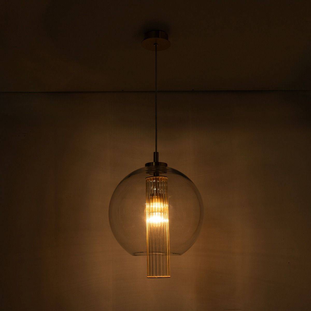 Lampa wisząca BELLA 1240 oprawa w kolorze szczotkowanego mosiądzu - Zuma Line - obrazek 14