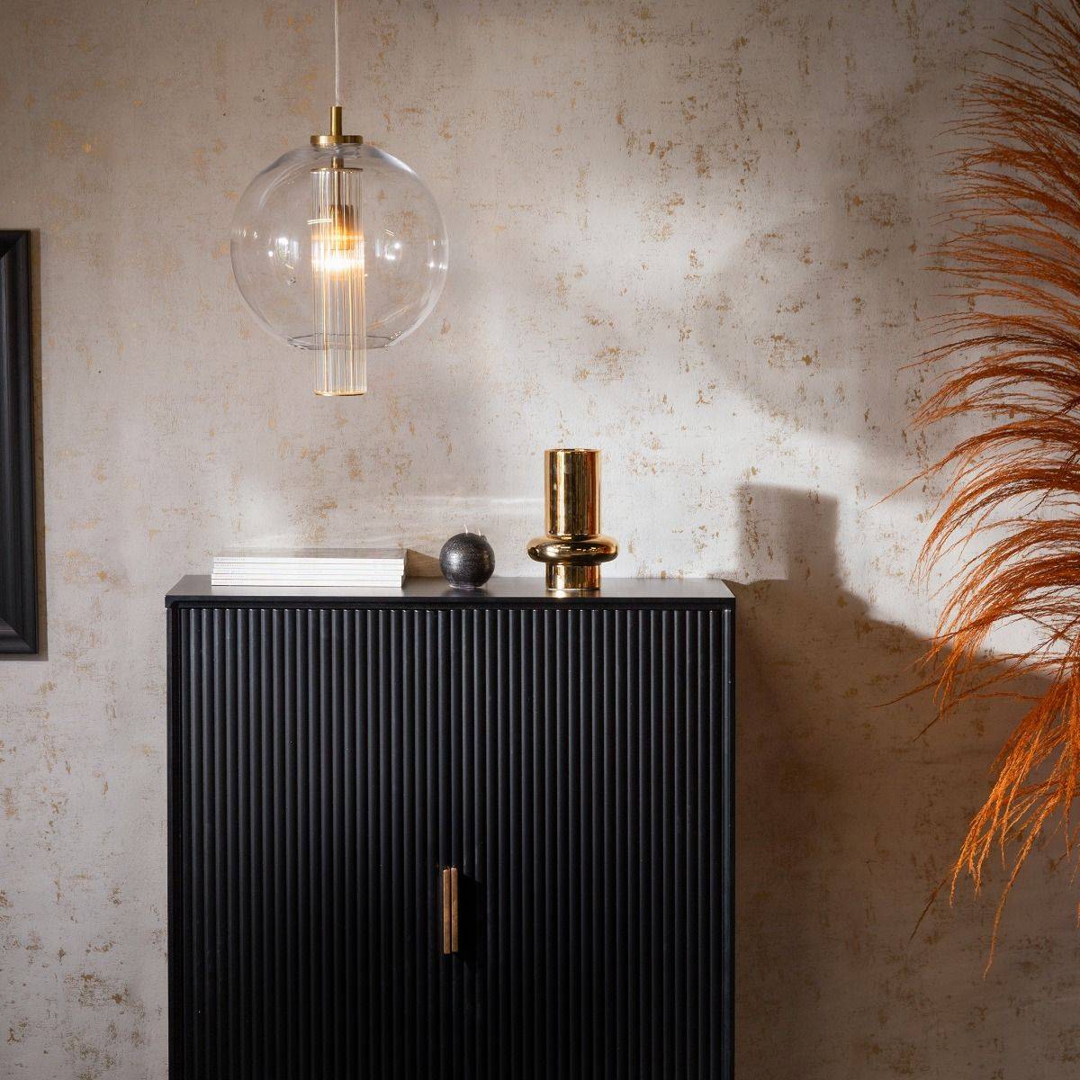 Lampa wisząca BELLA 1240 oprawa w kolorze szczotkowanego mosiądzu - Zuma Line - obrazek 6