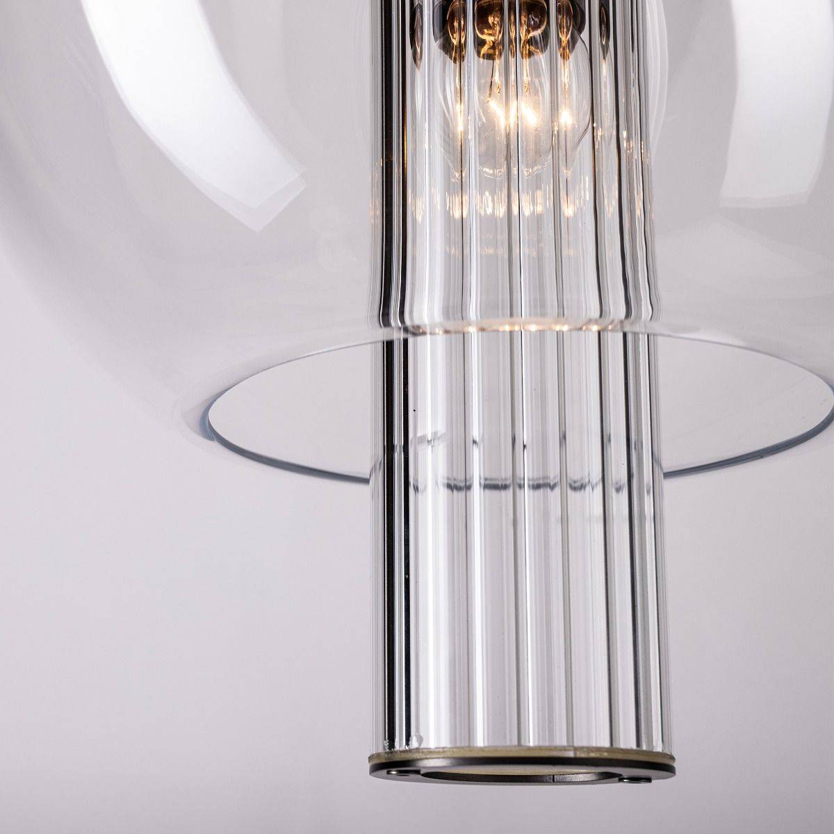 Lampa wisząca BELLA 1240 oprawa w kolorze szczotkowanego mosiądzu - Zuma Line - obrazek 7