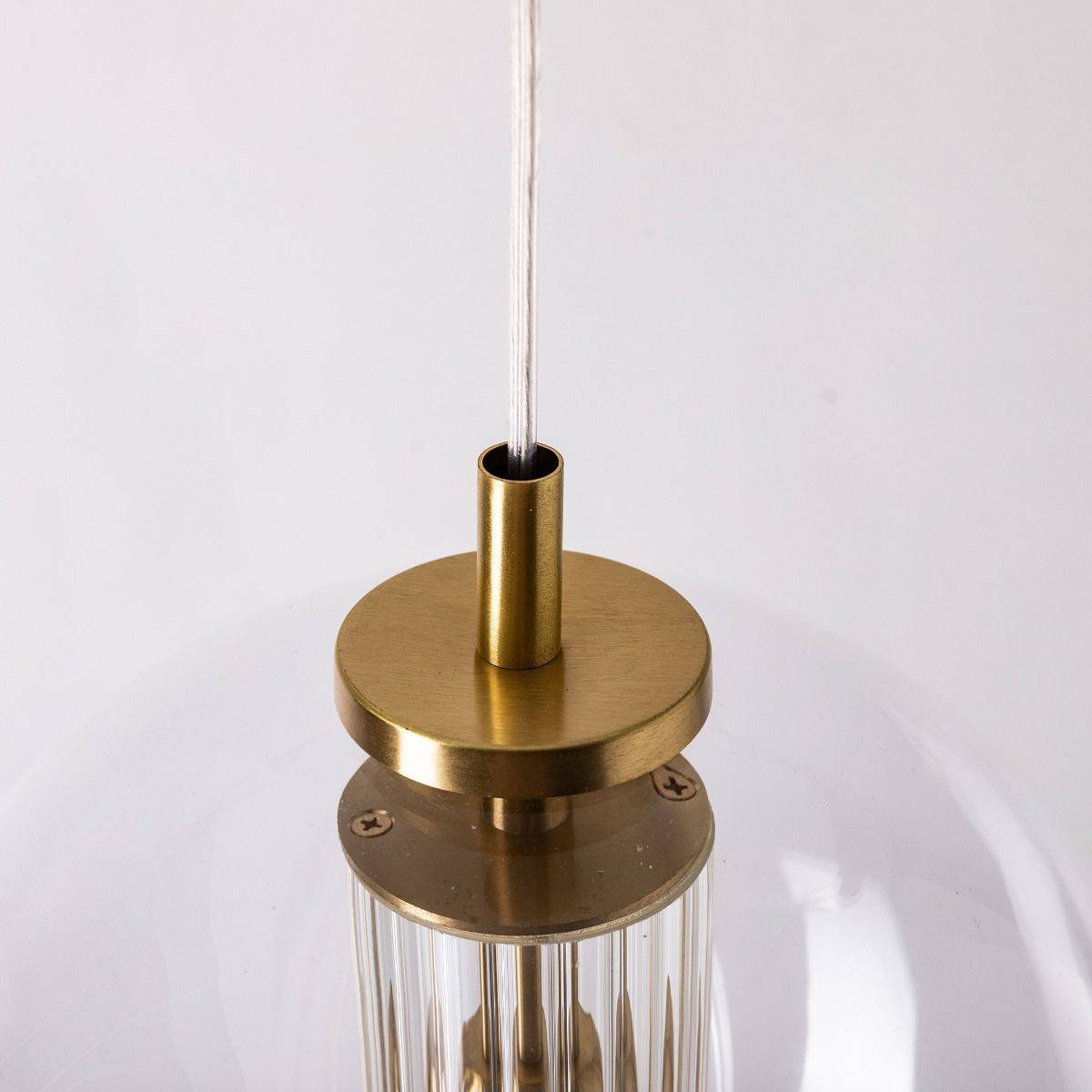 Lampa wisząca BELLA 1240 oprawa w kolorze szczotkowanego mosiądzu - Zuma Line - obrazek 8