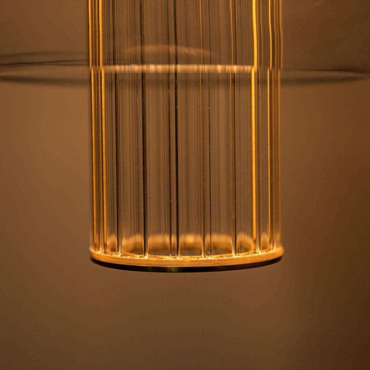 Lampa wisząca BELLA 1240 oprawa w kolorze szczotkowanego mosiądzu - Zuma Line - obrazek 9