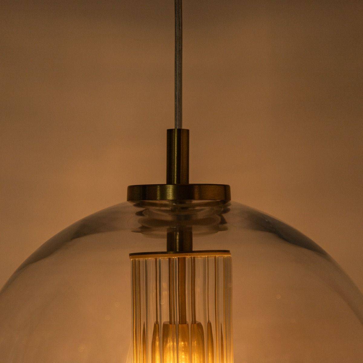 Lampa wisząca BELLA 1240 oprawa w kolorze szczotkowanego mosiądzu - Zuma Line - obrazek 11