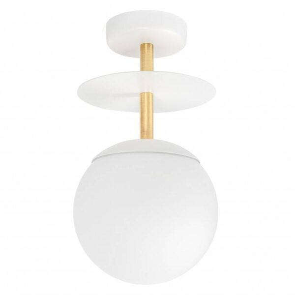 Lampa przysufitowa, plafon PLAAT B PLB11303 nowoczesna biała lampa - UMMO