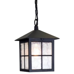 Lampa wisząca zewnętrzna Winchester BL18B-BLACK czarna oprawa w klasycznym stylu - Elstead Lighting
