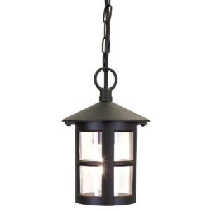 Lampa wisząca zewnętrzna Hereford BL21B-BLACK klasyczna oprawa w kolorze czarnym - Elstead Lighting