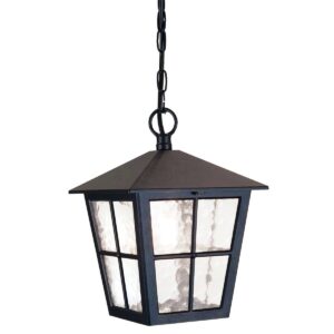 Lampa wisząca zewnętrzna Canterbury BL48M czarna oprawa zewnętrzna w klasycznym stylu - Elstead Lighting