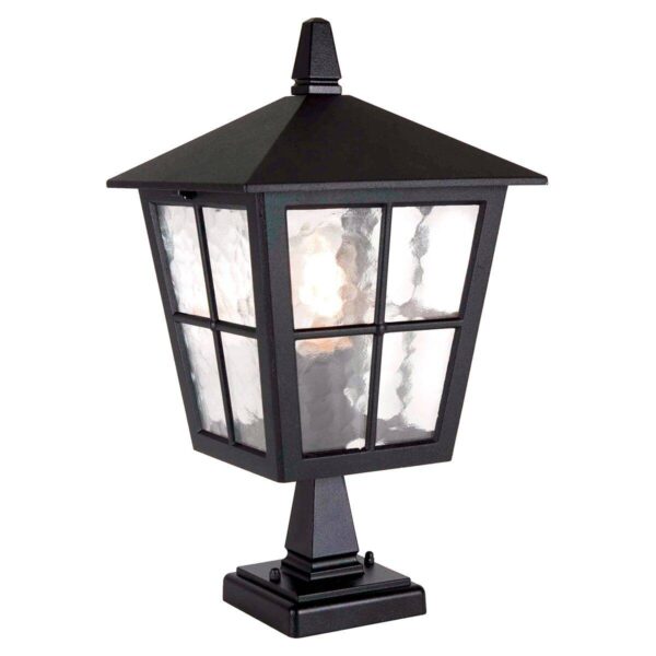 Lampa zewnętrzna stojąca Canterbury BL50M czarna oprawa zewnętrzna w klasycznym stylu - Elstead Lighting