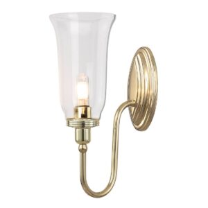 Kinkiet BLAKE BATH-BLAKE2-PB oprawa w kolorze polerowanego mosiądzu - Elstead Lighting
