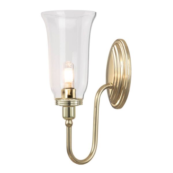 Kinkiet BLAKE BATH-BLAKE2-PB oprawa w kolorze polerowanego mosiądzu - Elstead Lighting