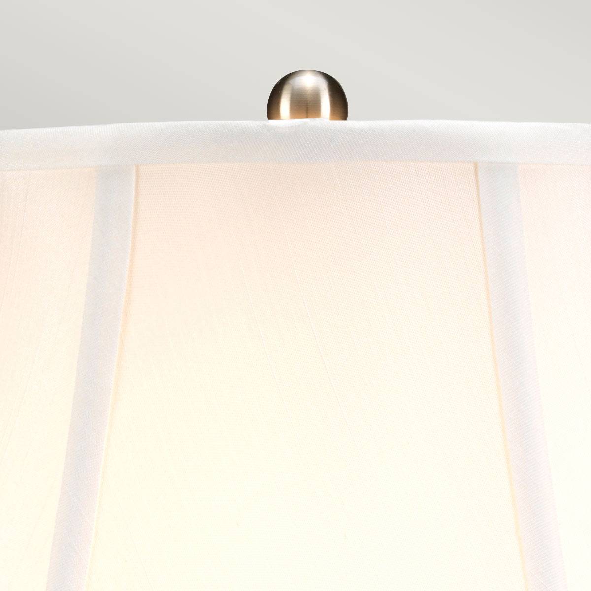 Lampa stołowa BLUE GINGER JAR BLUE-G-JAR-TL oprawa w kolorze biało-niebieskim z białym abażurem - Elstead Lighting - obrazek 3