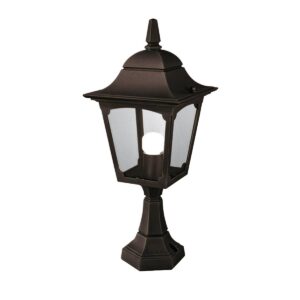 Zewnętrzna lampa stojąca CHAPEL CP4-BLACK oprawa w kolorze czarnym - Elstead Lighting