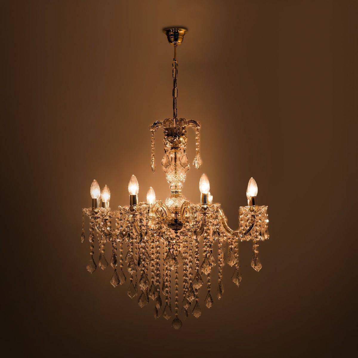 Żyrandol CHATEAU 14004/8-GLD oprawa w kolorze złotym - Zuma Line - obrazek 4