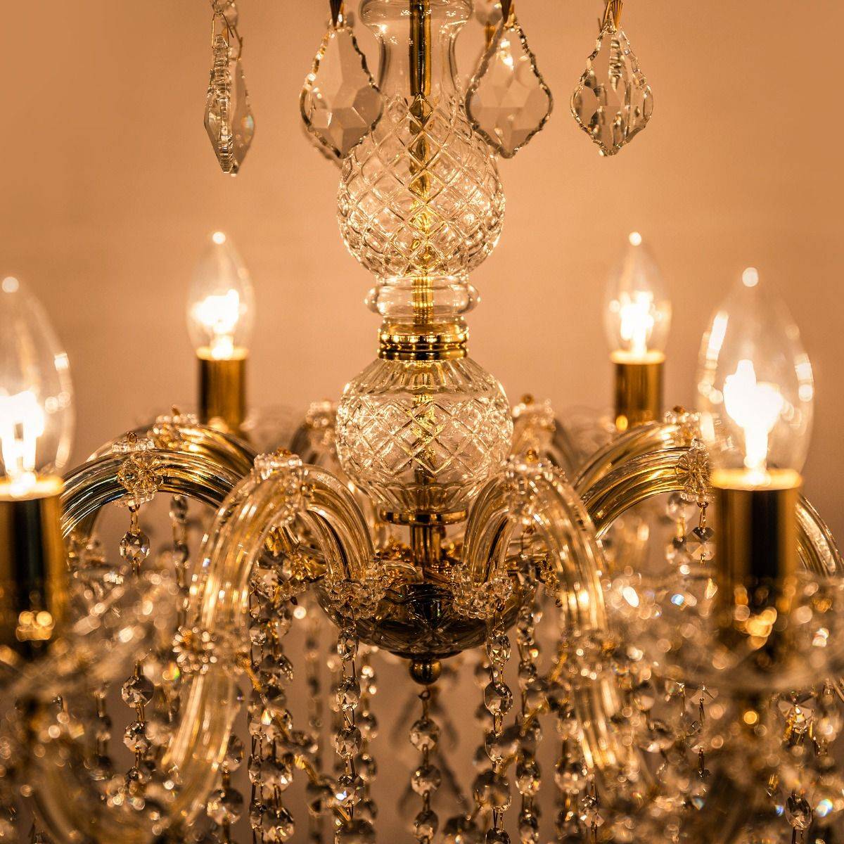 Żyrandol CHATEAU 14004/8-GLD oprawa w kolorze złotym - Zuma Line - obrazek 5