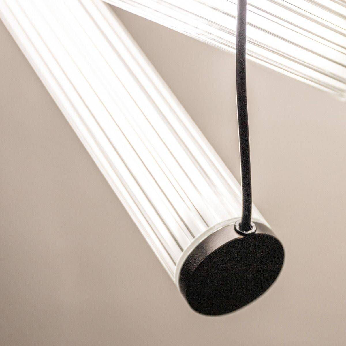 Lampa wisząca COMO 1238 oprawa w kolorze szczotkowanego tytanu + pilot - Zuma Line - obrazek 12