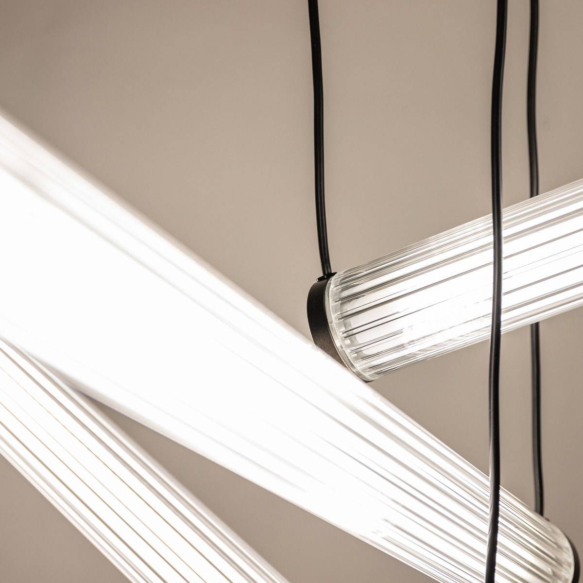 Lampa wisząca COMO 1238 oprawa w kolorze szczotkowanego tytanu + pilot - Zuma Line - obrazek 13