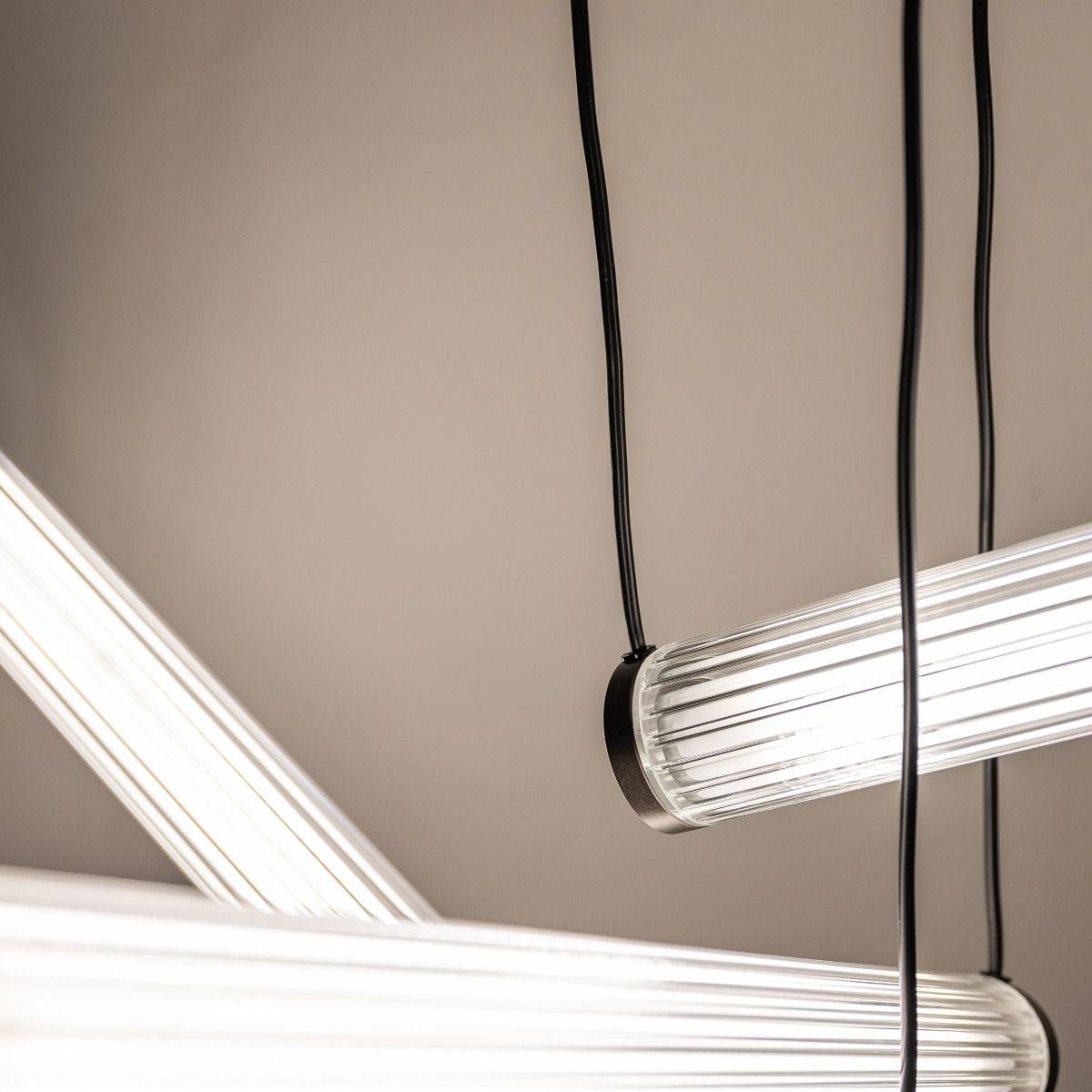 Lampa wisząca COMO 1238 oprawa w kolorze szczotkowanego tytanu + pilot - Zuma Line - obrazek 10